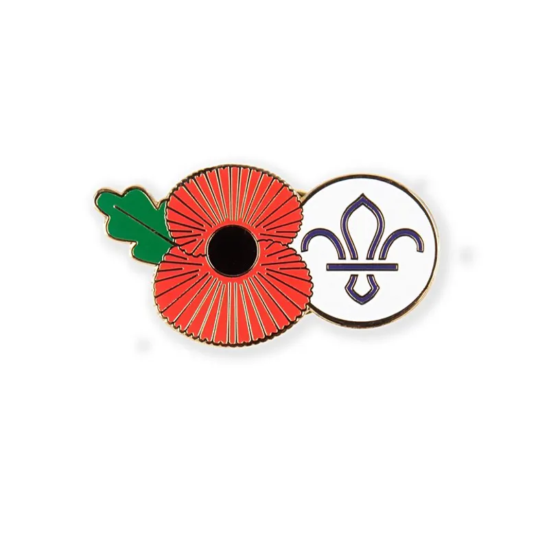 Poppy FDL Pin Badge
