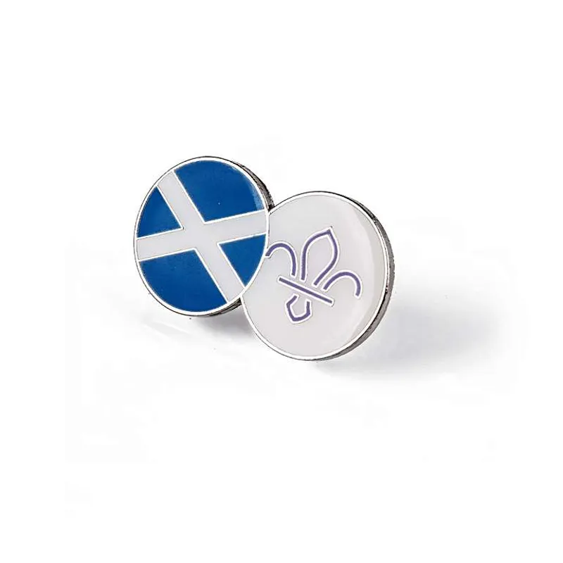 Scotland Fleur de Lis Dual Pin