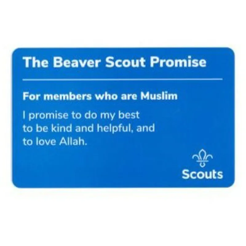 Beaver Promise Card - Muslim-1