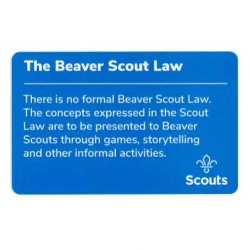 Beaver Promise Card - Muslim