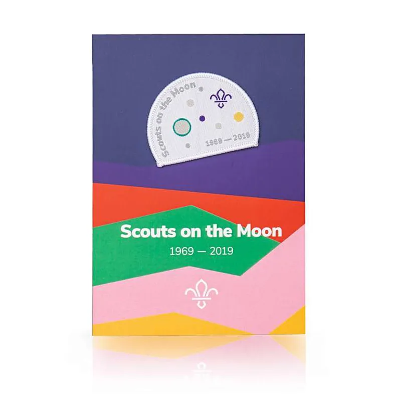 Scouts on the Moon Badge and Commemorative Card