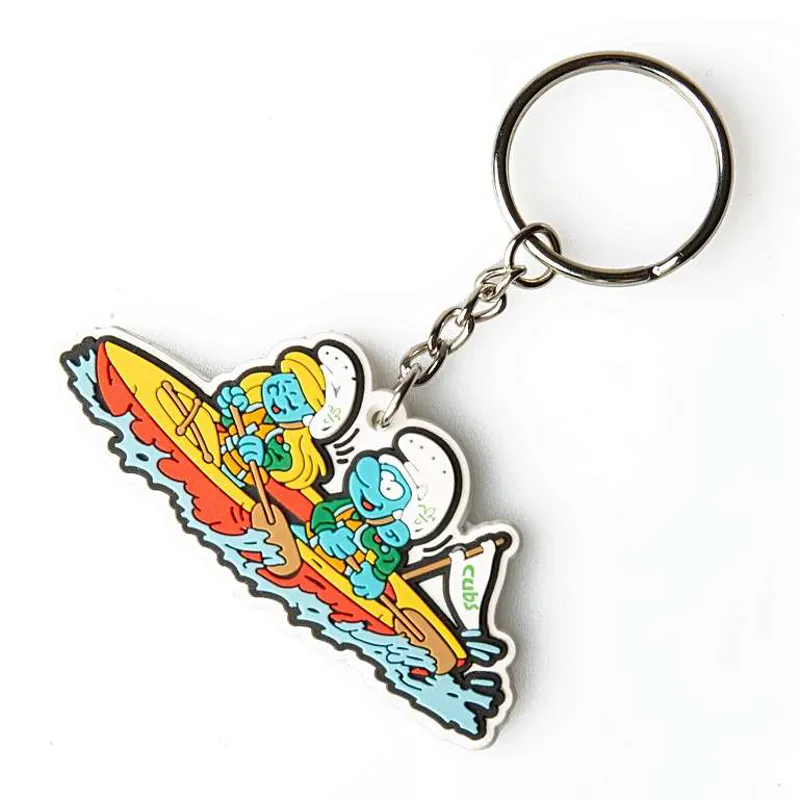 Smurf Cub Scouts Keyring