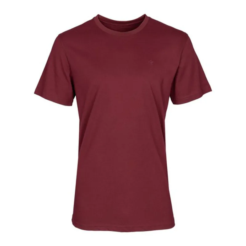 Fleur de Lis Tonal T-Shirt Burgandy
