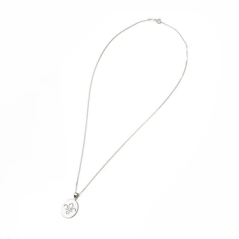 Scouts Fleur de Lis Sterling Silver Necklace-2