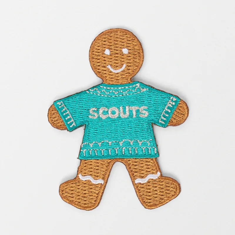 Scouts Gingerbread Person Blanket Badge