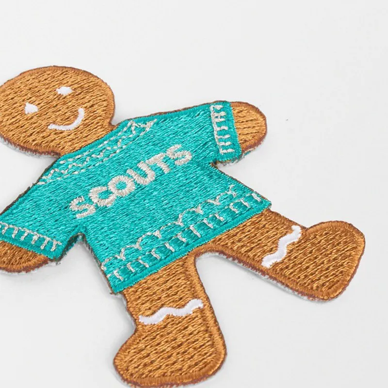Scouts Gingerbread Person Blanket Badge-1