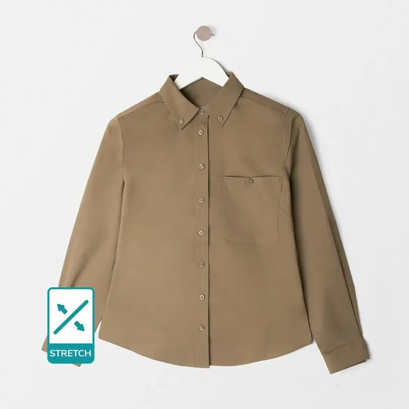 Explorers Long Sleeve Uniform Blouse with Stretch