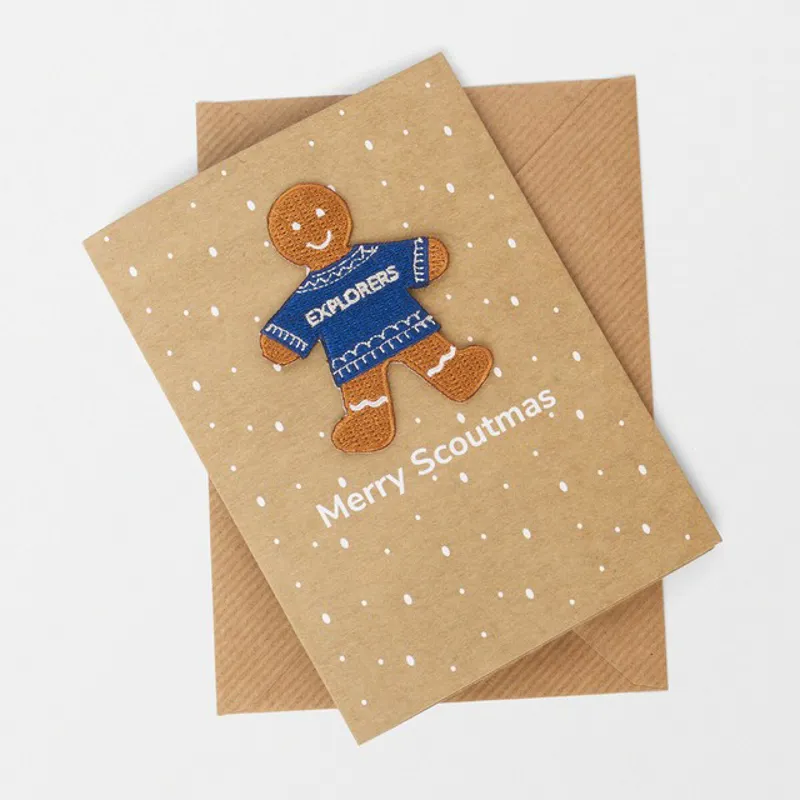 Explorers Gingerbread Person Badge Card-1