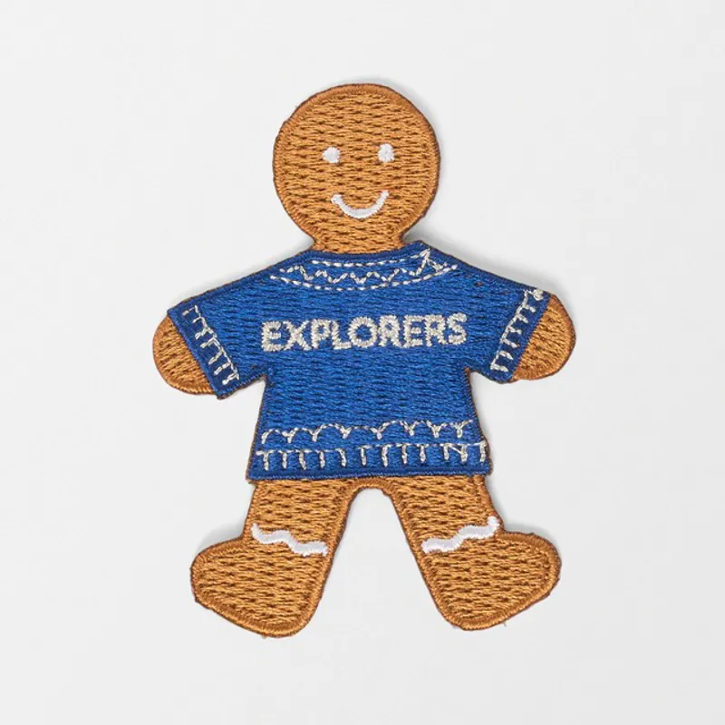 Explorers Gingerbread Person Badge Card-4