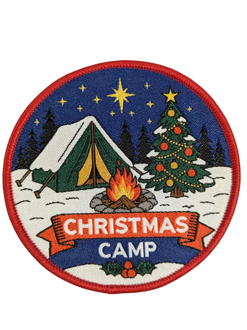 Christmas Camp Blanket Badge