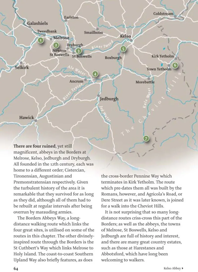 The Scottish Borders 40 Favorite Walks-1