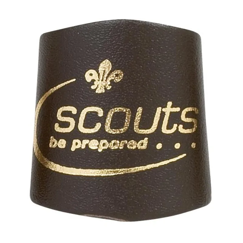 Scout Leather Woggle Gold