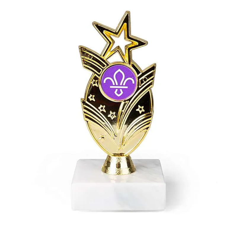 Gold Star Trophy Plastic