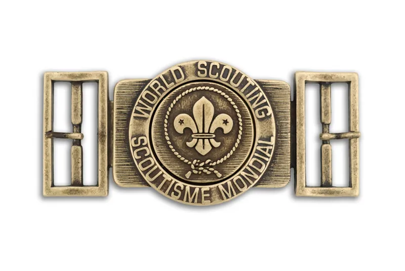 World Scout Buckle - Bronze