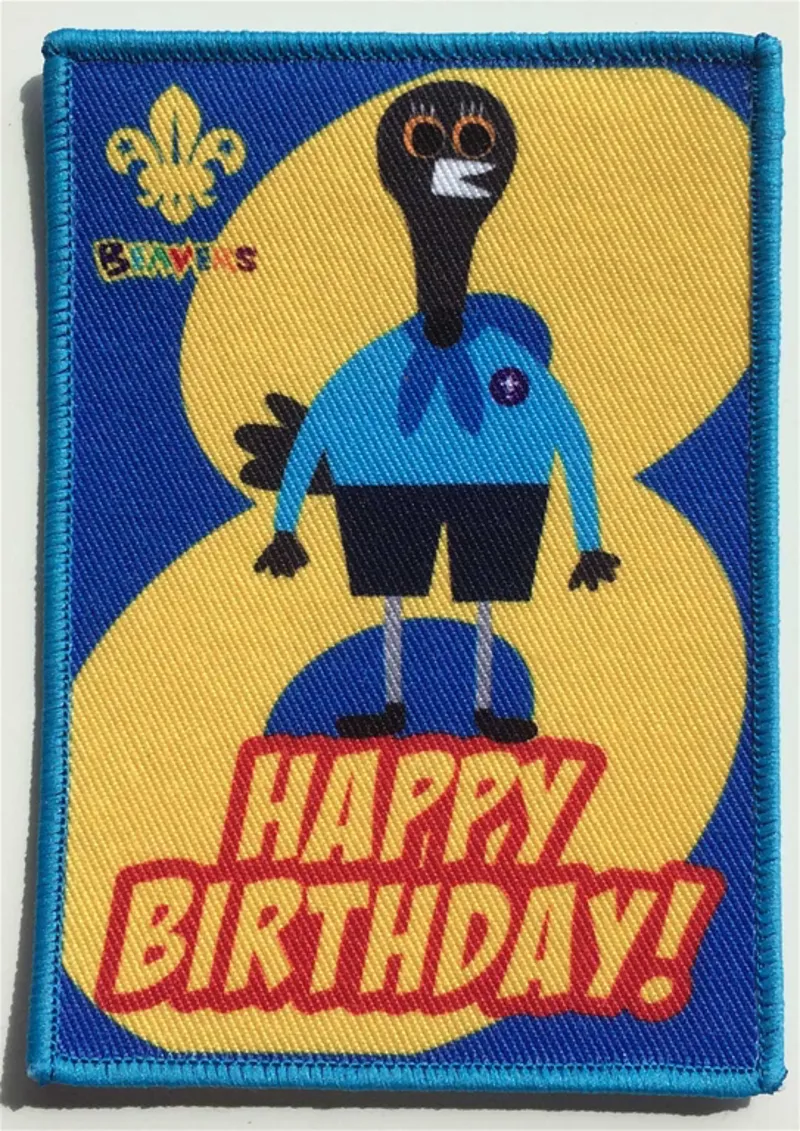 Beaver Birthday Badge 8th - Erin