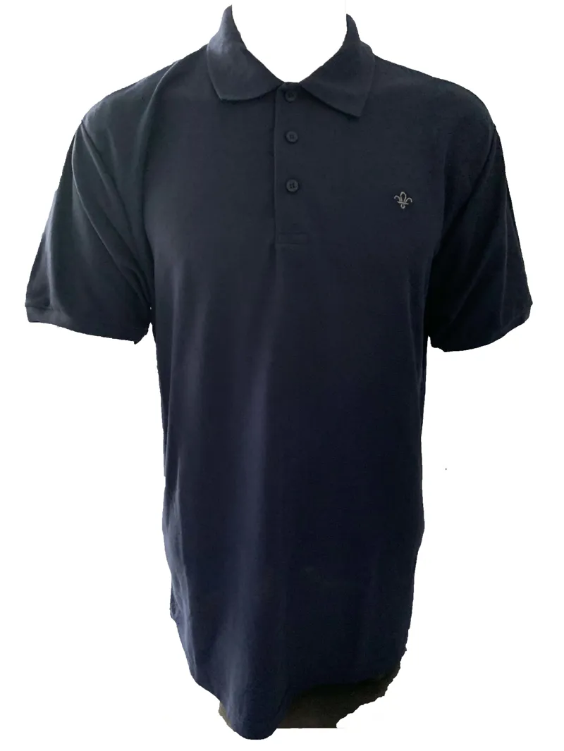 FDL Fleur de Lis Polo Shirt in Purple - Navy - Red - Blue-3