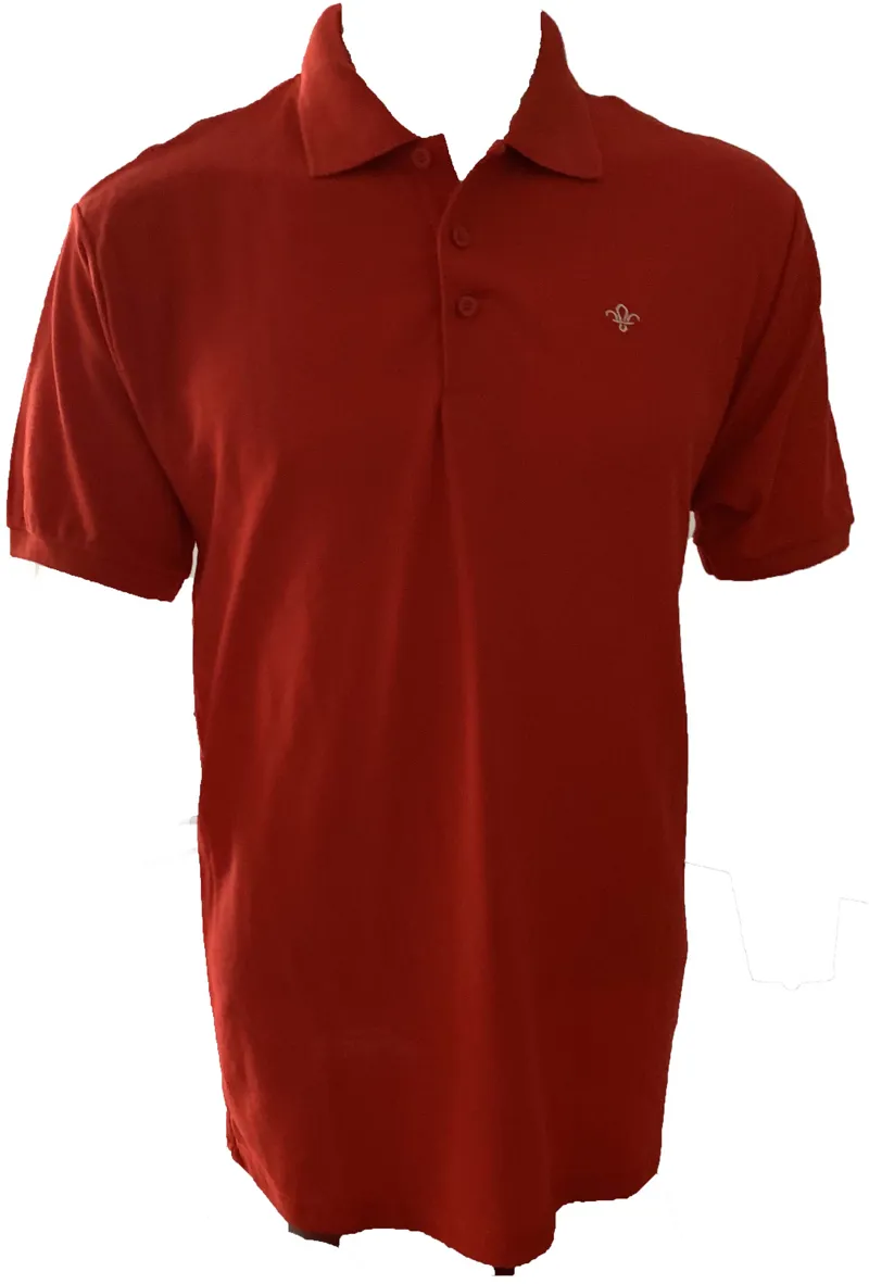 FDL Fleur de Lis Polo Shirt in Purple - Navy - Red - Blue-1