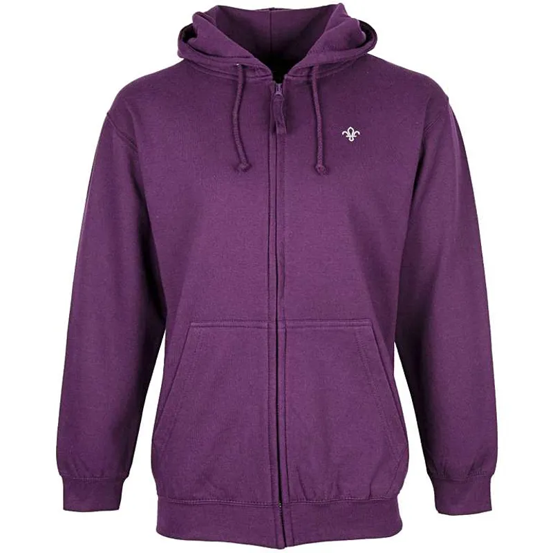 Fleur de Lis Scouts Printed Zip Through Hoodie-3