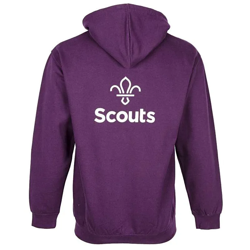 Fleur de Lis Scouts Printed Zip Through Hoodie-4