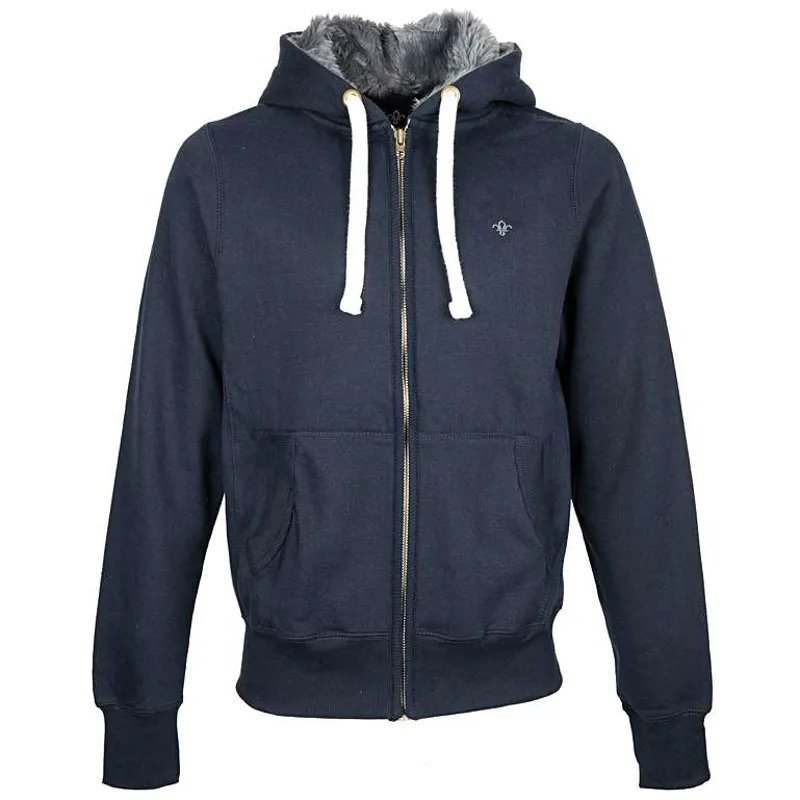 Fleur de Lis Scouts Zipped Hoodie with Fur Lined Hood-2