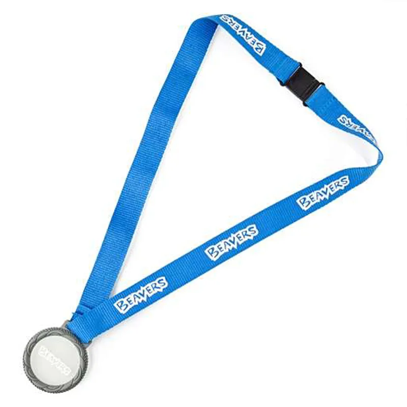 Beaver Scouts PVC Medal with Lanyard