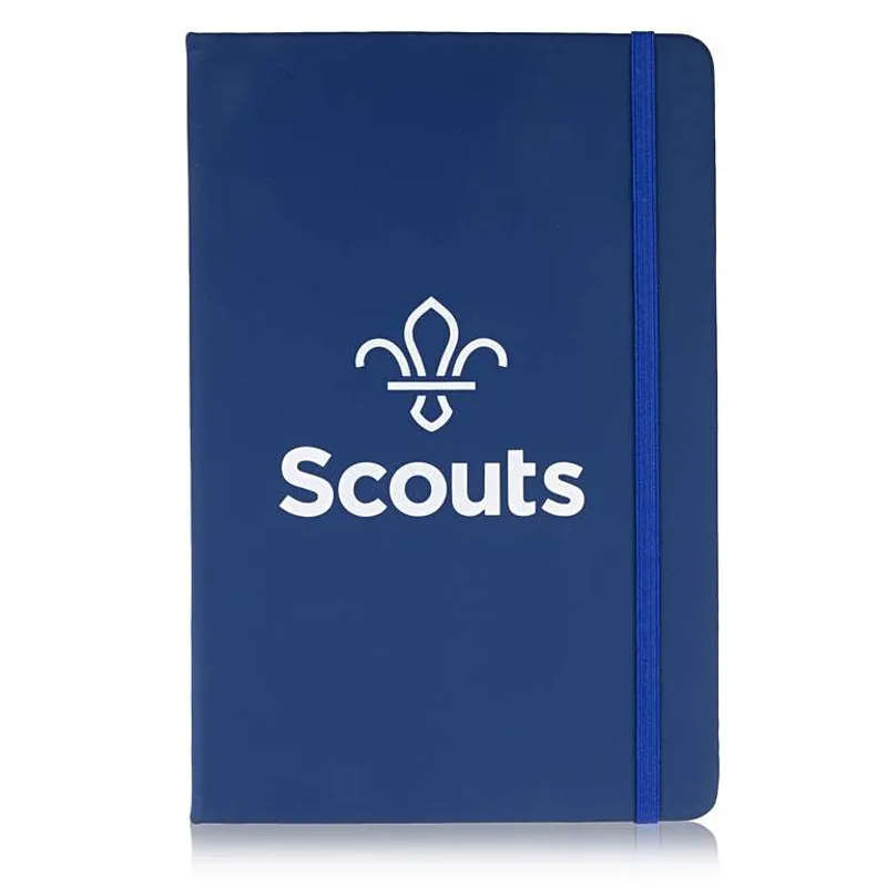 Fleur de Lis Scouts A5 Hard Cover Notebook