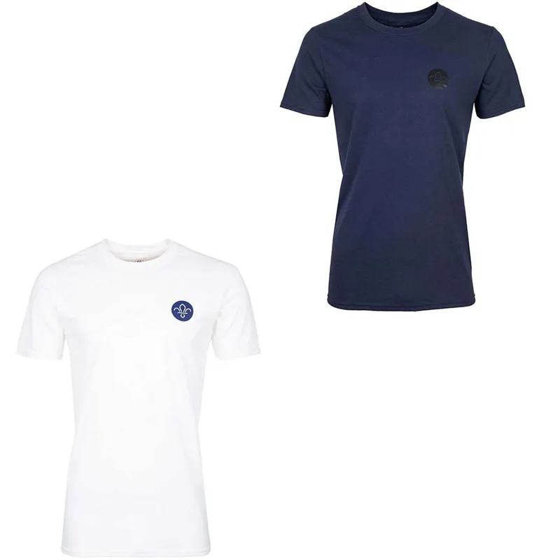 Fleur de Lis Scouts Contrast Circle Logo T-Shirt