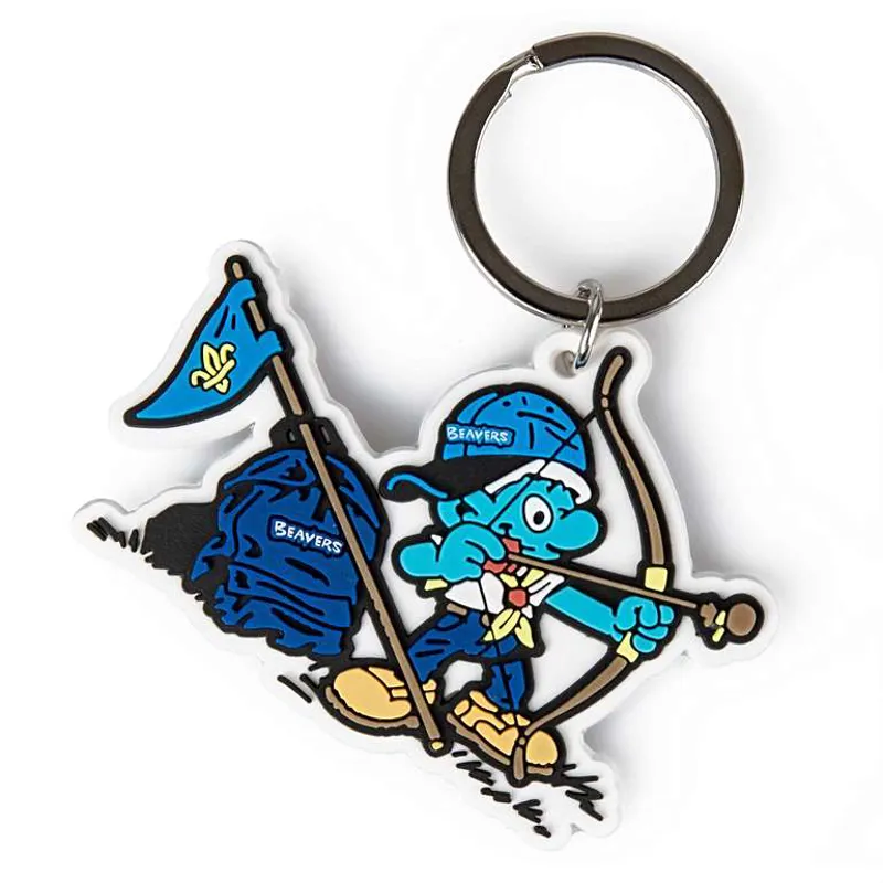 Smurf Beaver Scout Keyring