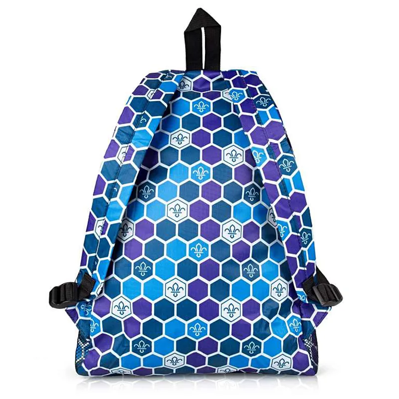 Fleur de Lis Scouts Eco Chic Foldable Backpack-1
