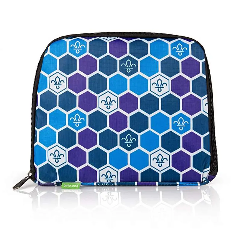 Fleur de Lis Scouts Eco Chic Foldable Backpack-2