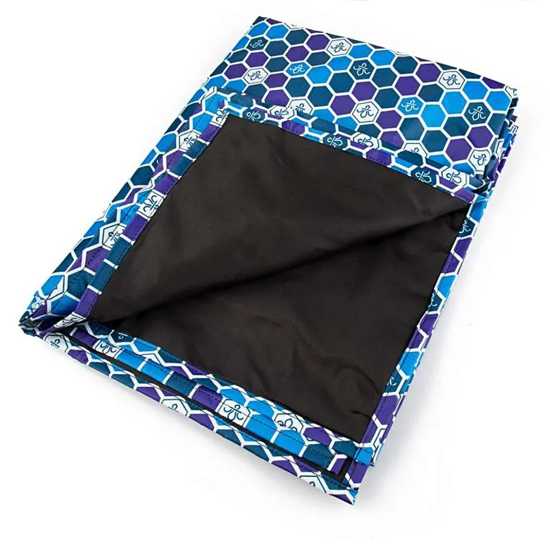 Fleur de Lis Scouts Eco Chic Foldable Picnic Blanket-1