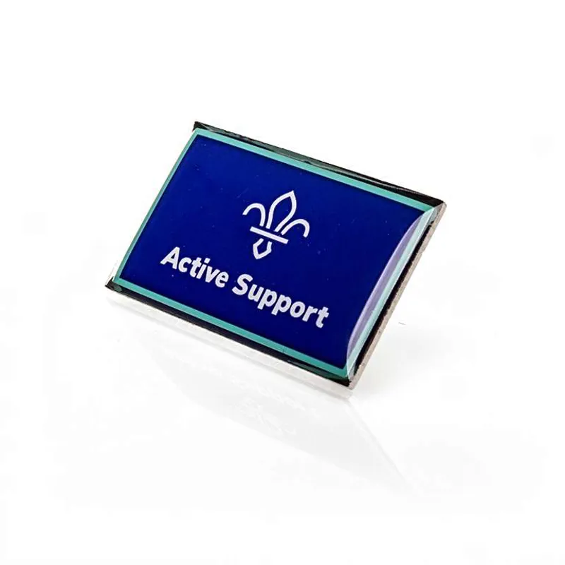 Scout Active Support Pin Badge