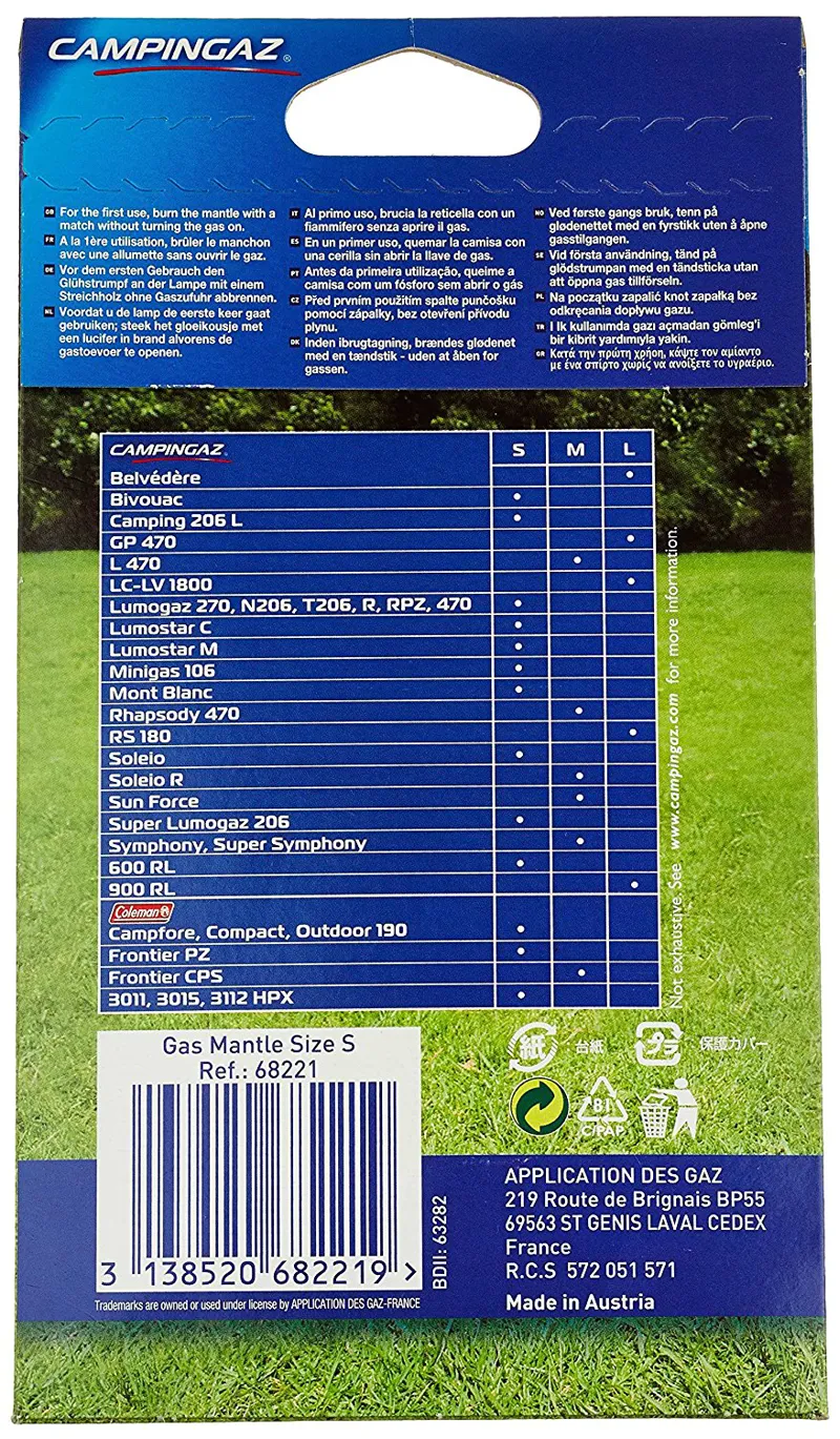 Camping Gaz Mantles L-1