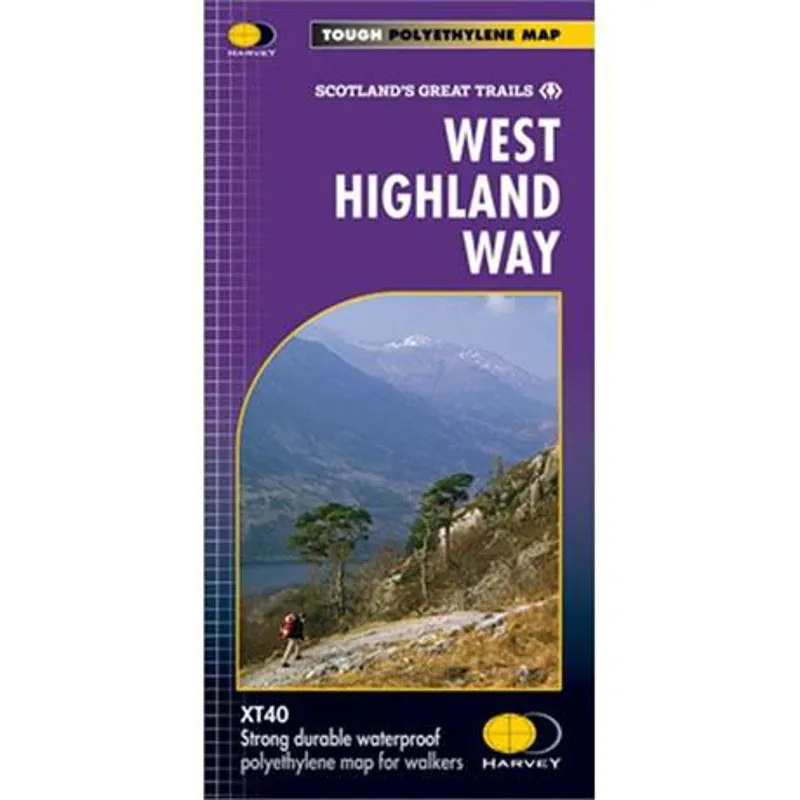 West Highland Way Map - Harvey