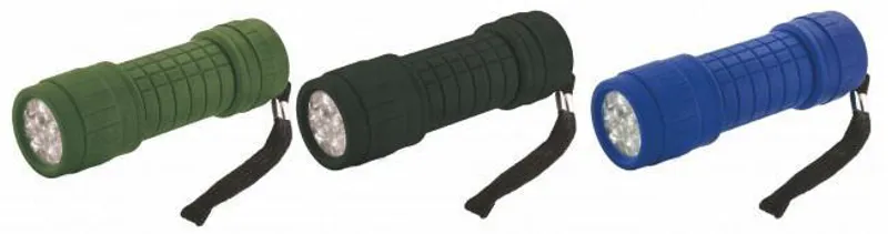 Highlander 9 LED Rubber Torch