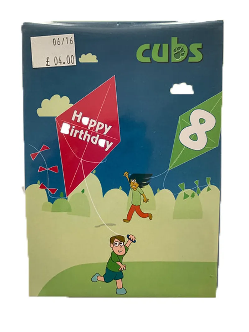 Cub Birthday Cards 8th