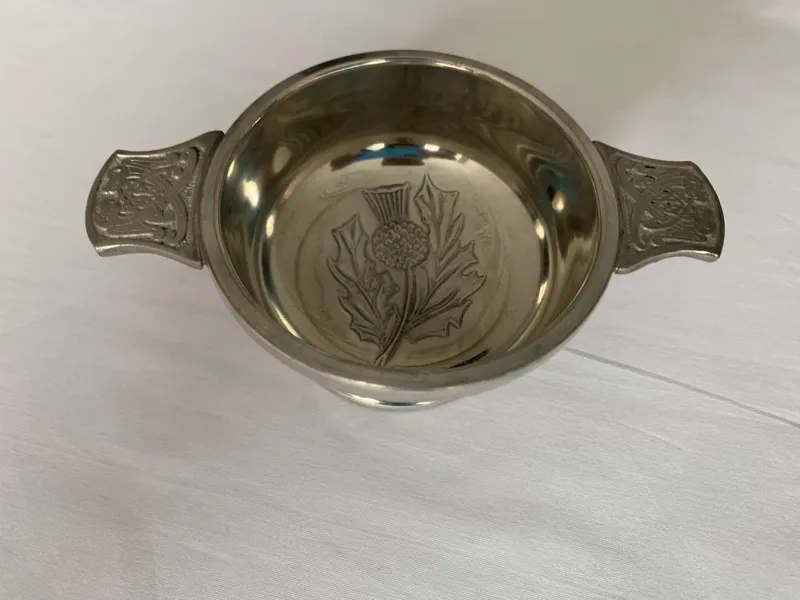 3 inch Thistle Quaich QA3T