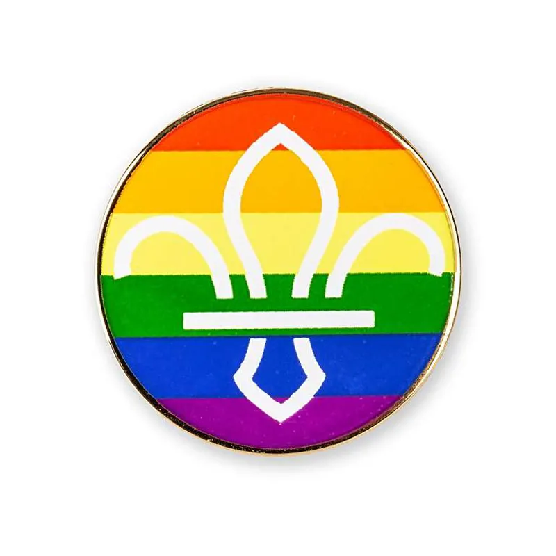 Scouts Pride Metal Pin Badge