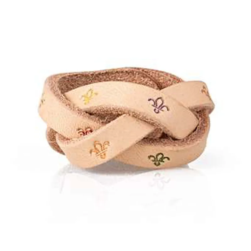 Scouts Pride Leather Woggle