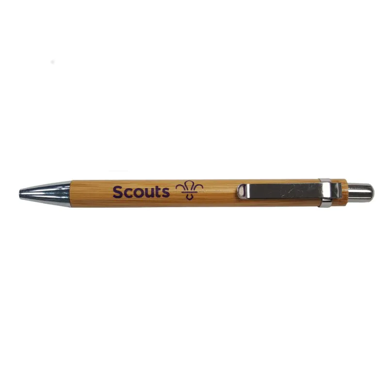 Scouts Bamboo Ball Pen