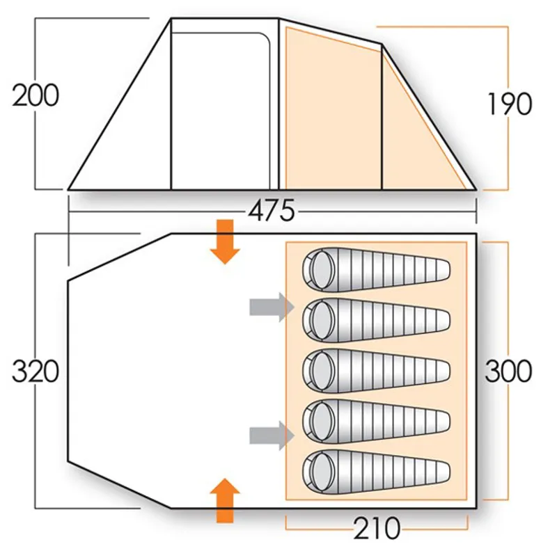 Vango Beta 550 XL Tent-1