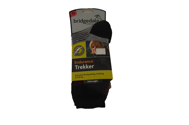 Bridgedale Wool Fusion Endurance Trekker - Grey - Medium