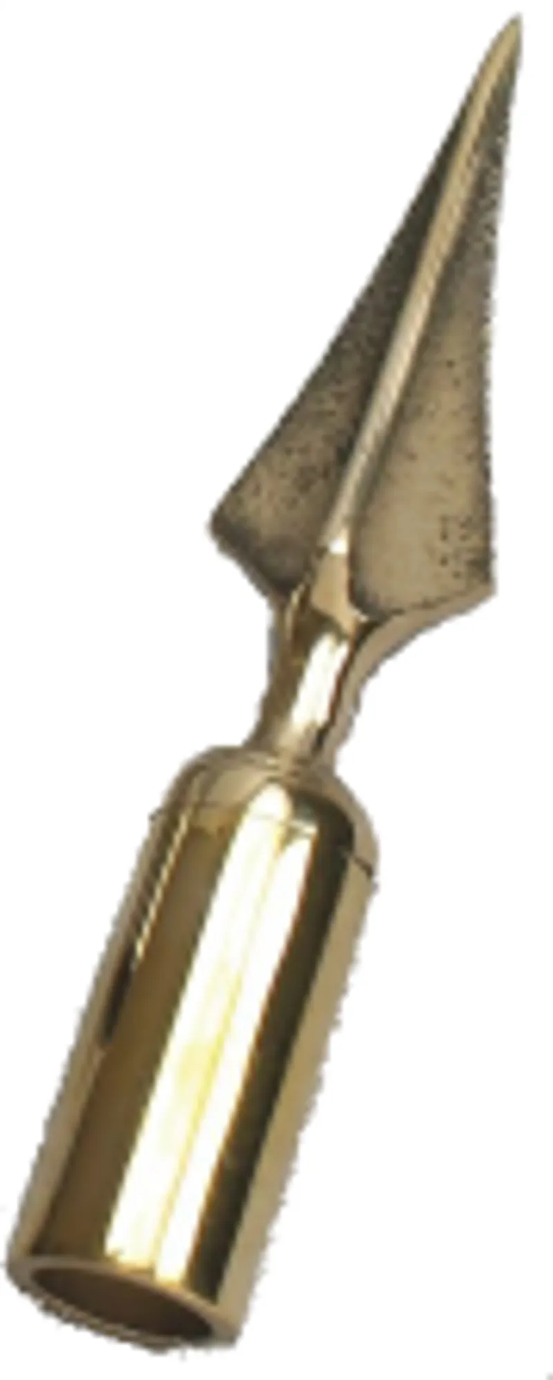 Flag Mount Spike Brass