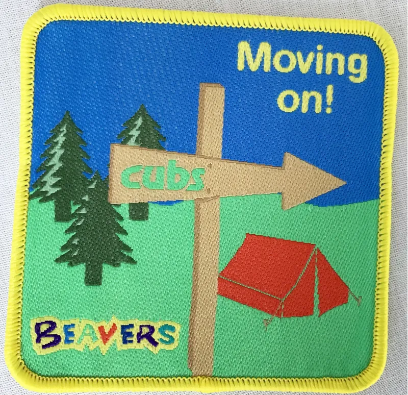 Beaver Moving On Fun Badge